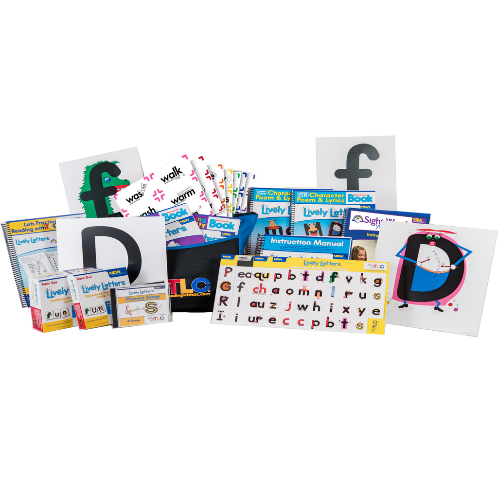Reading with TLC Kindergarten Bundle Lively Letters