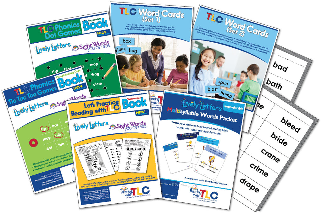 TLC Word Practice Digital Bundle Reading with TLC