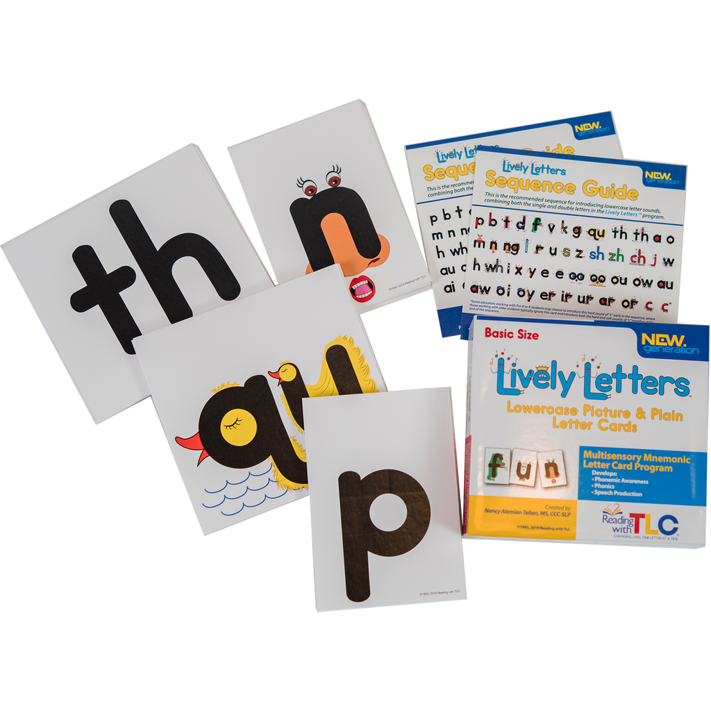 New Generation Lively Letters™ Basic Size Lowercase Picture and Plain