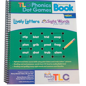 New Generation Reading with TLC Phonics Dot Games Reproducible Workbook