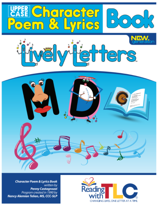 New Generation Lively Letters™ Digital Uppercase Poem and Lyrics Book (E-Product)