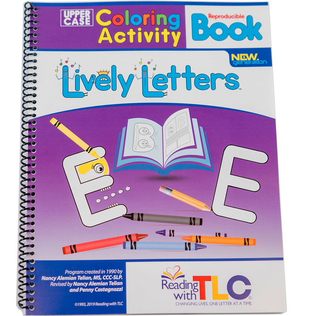 New Generation Lively Letters™ Reproducible Uppercase Coloring Activit –  Reading with TLC