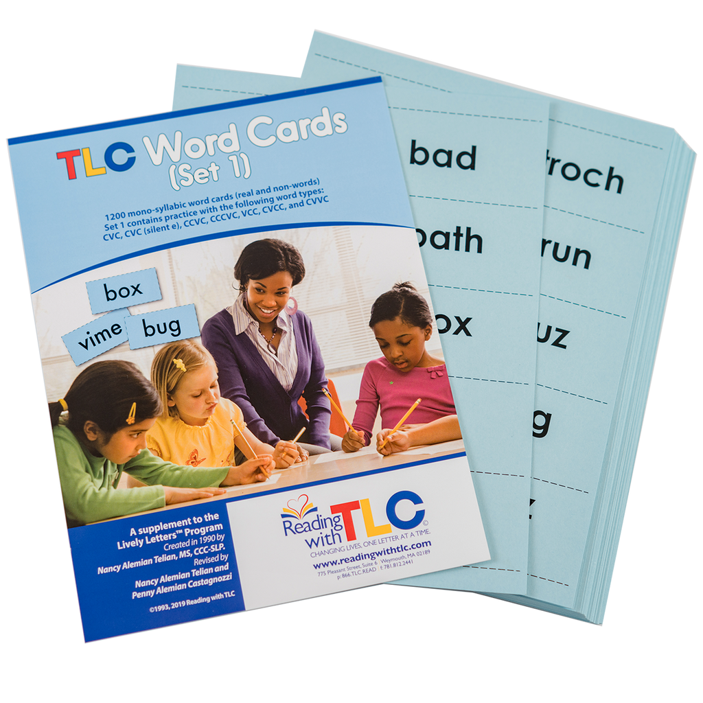 Reading with TLC Word Cards Set 1