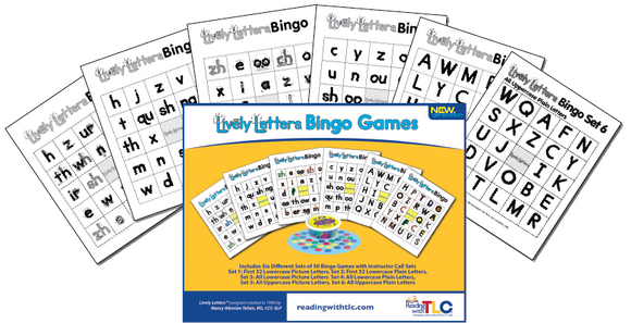 New Generation Lively Letters™ Reproducible Digital Bingo Games (E-Product)