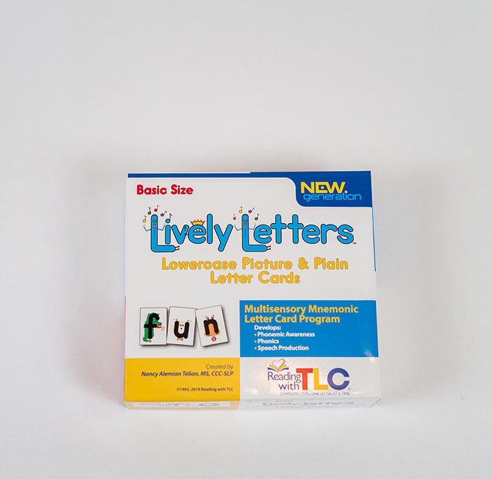 Lively Letters New Generation Lively Letters™ Basic Size Lowercase Picture and Plain ...