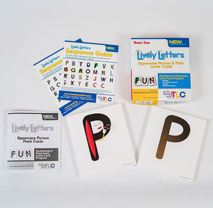 New Generation Lively Letters™ Class Size Uppercase Picture and Plain Letter Cards