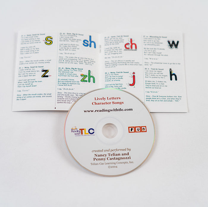Lively Letters New Generation Lively Letters™ Phonics Songs CD with Lyrics Booklet ...