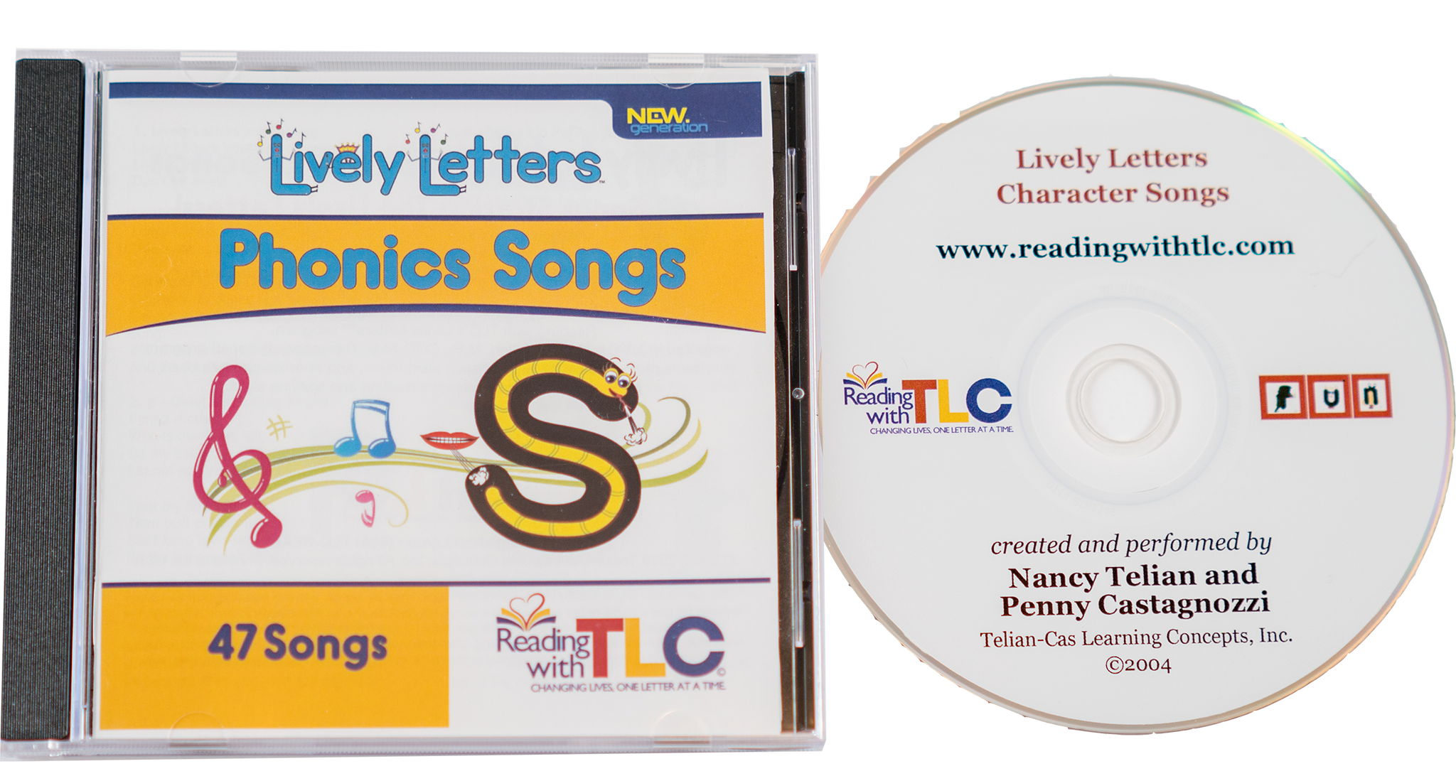 New Generation Lively Letters™ Phonics Songs CD with Lyrics