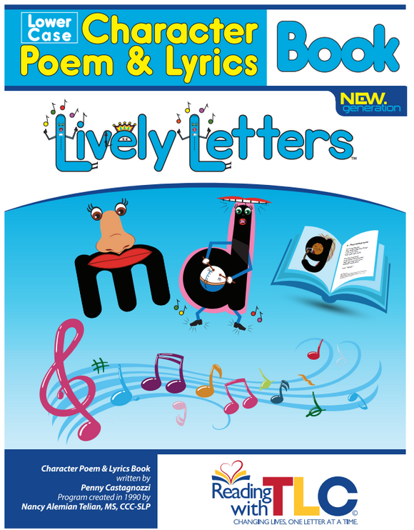 New Generation Lively Letters™ Digital Lowercase Poem and Lyrics Book (E-Product)