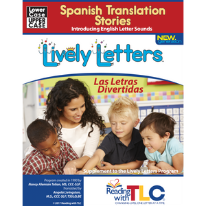 New Generation Lively Letters™ Spanish Translations: Digital Phonics Stories for the English Sounds, Uppercase & Lowercase (E-Product)