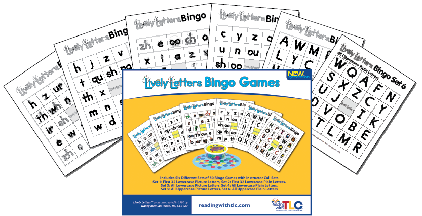 Lively Letters New Generation Lively Letters™ Reproducible Digital Bingo Games (E-Pro ...