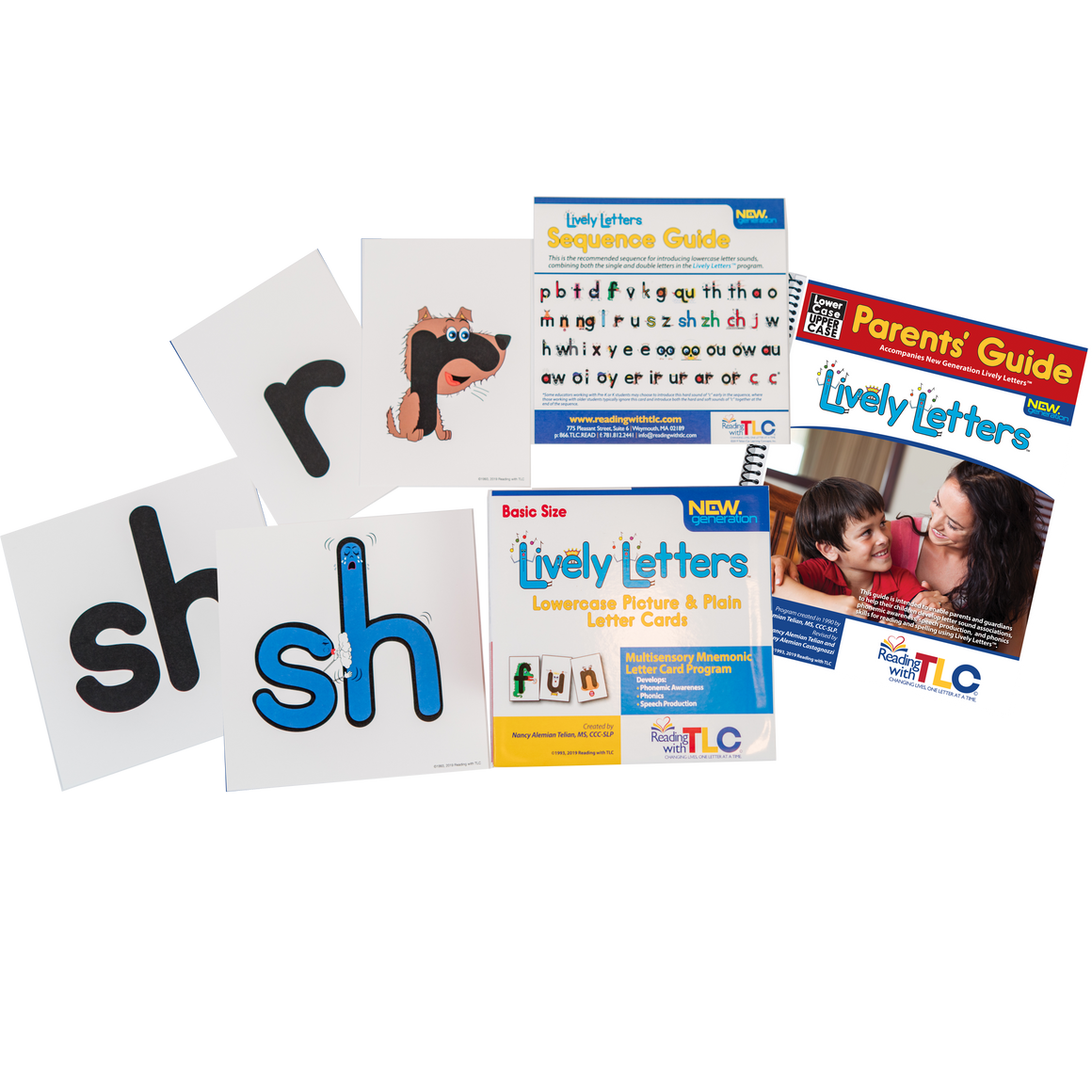 New Generation Lively Letters™ Basic Set for Parents Reading with TLC